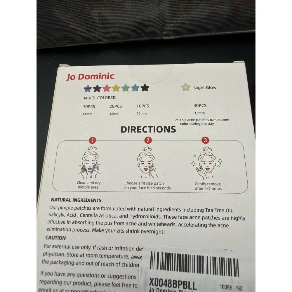 320 Counts Cute & Fashion Stars Pimple Patches for Face, Hydrocolloid Acne Pa...